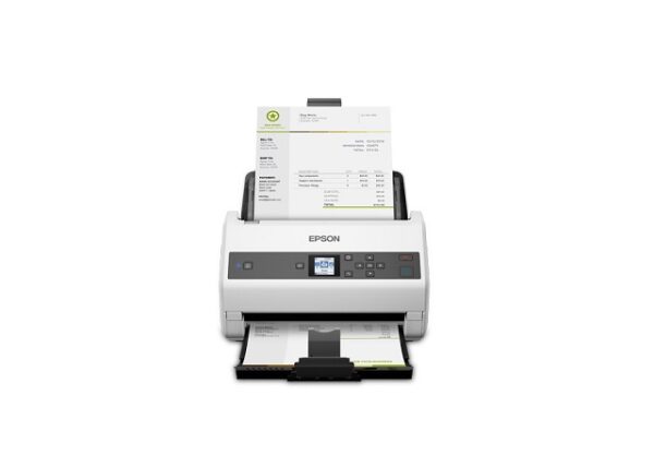 Scanner Epson WorkForce DS-870, 600 x 600DPI, Escáner Color, Escaneado Dúplex, USB 3.0, Gris/Blanco - B11B250201