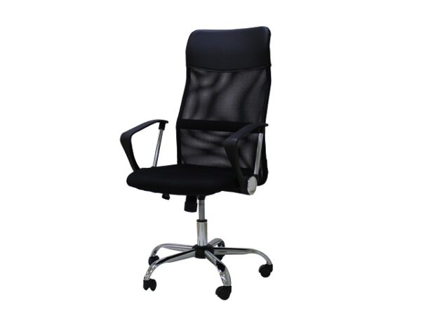 Silla Ejecutiva Con Reposabrazos, Color Negro, Turín Xtech - QZY-2501