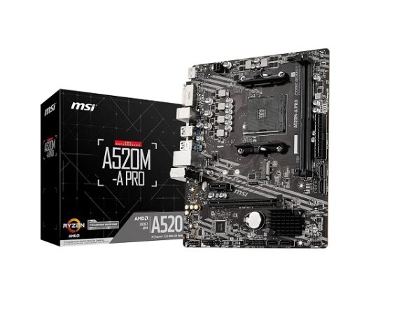 MSI A520M-A PRO AM4 Micro-ATX Placa base