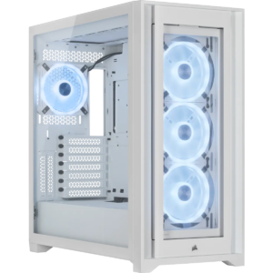 CASE GAMING CORSAIR ICUE 5000X RGBQL EDITION MID TOWER ATX WHITE 4 120RGB CC-9011233-WW