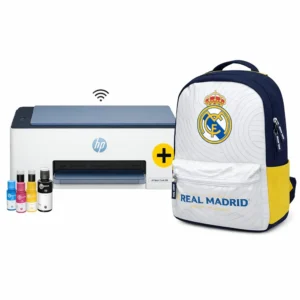 Impresora Multifuncional HP Smart Tank 585 AIO Bluetooth - Wi-Fi - USB 2.0 - 1 año de Garantia - 1F3Y4A#AKY + Mochila Real Madrid