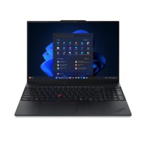 Portátil Lenovo ThinkPad E16 Gen 3, Ultra 5-225H, 16GB RAM DDR5, 512GB SSD M.2, Pantalla de 16", Windows 11 profesional OEM y 3 años de garantía - 21SR007HFJ