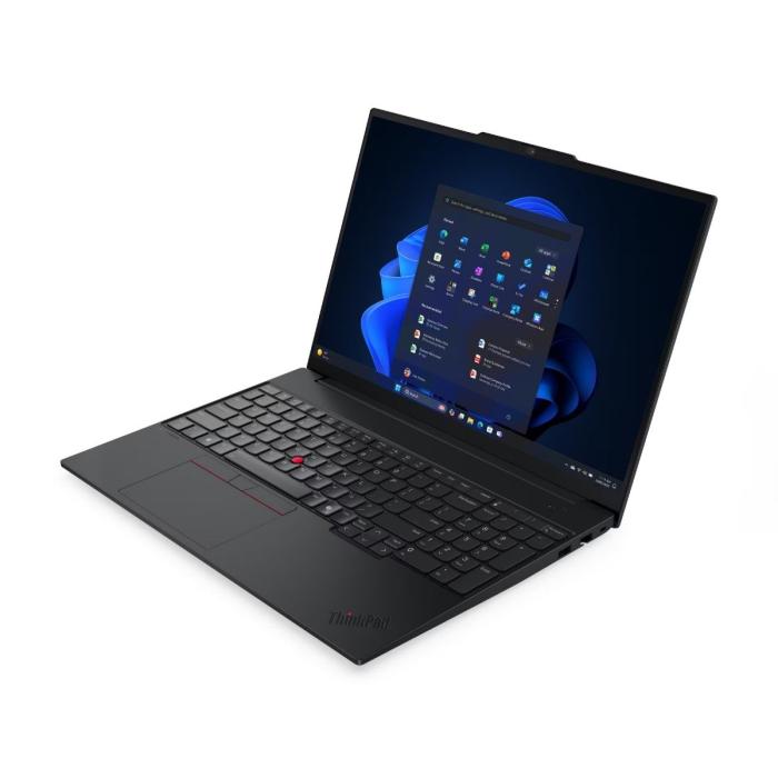 Portátil Lenovo ThinkPad E16 Gen 3, Ultra 5-225H, 16GB RAM DDR5, 512GB SSD M.2, Pantalla de 16", Windows 11 profesional OEM y 3 años de garantía - 21SR007HFJ