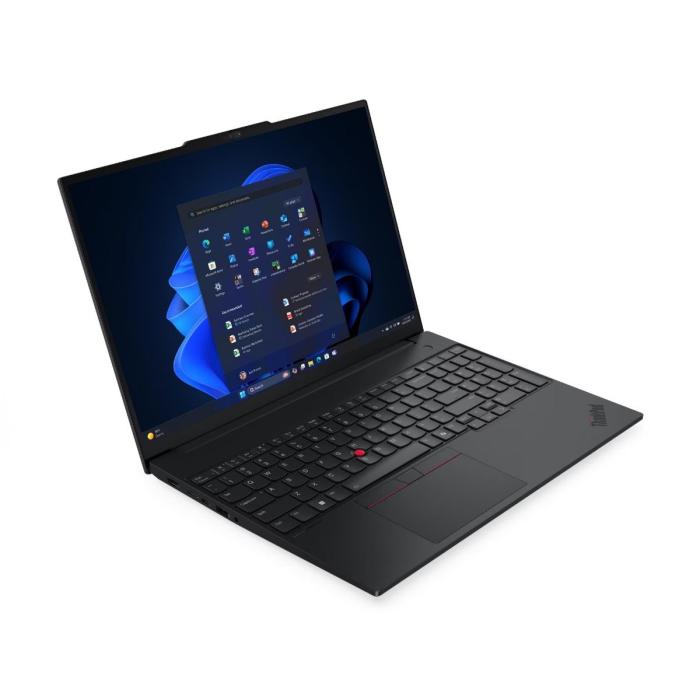 Portátil Lenovo ThinkPad E16 Gen 3, Ultra 7-255H, 16GB RAM DDR5, 512GB SSD M.2, Pantalla de 16", Windows 11 profesional OEM y 3 años de garantía - 21SR007JFJ
