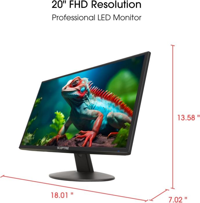 Monitor Eceptre LCD 20" Widescreen / Medio Uso  ‎E205W-16003R