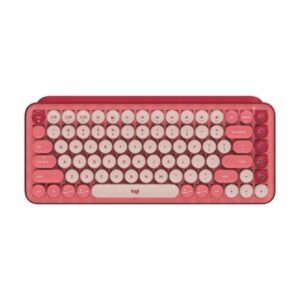 Teclado Logitech POP Keys rosado Heartbreaker, USB / Bluetooth LE / Bluetooth 5.1 - 920-010715
