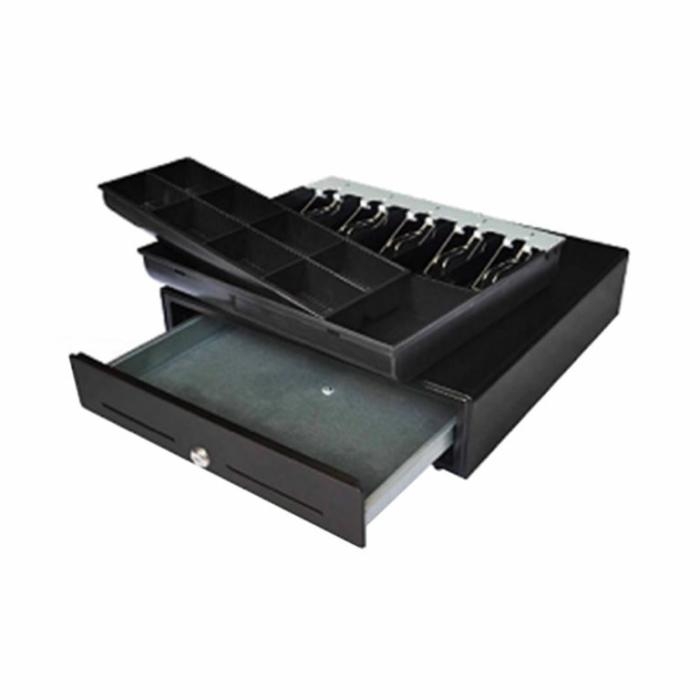 Cash Drawer 5B/8C RJ1 Custom America 20x20x6 Value Blk Cash Drawer 5B/8C RJ12, 1 años de garantía - 971GF010000022