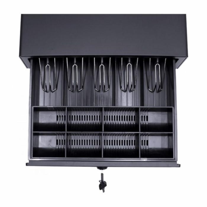 Cash Drawer 5B/8C RJ1 Custom America 20x20x6 Value Blk Cash Drawer 5B/8C RJ12, 1 años de garantía - 971GF010000022