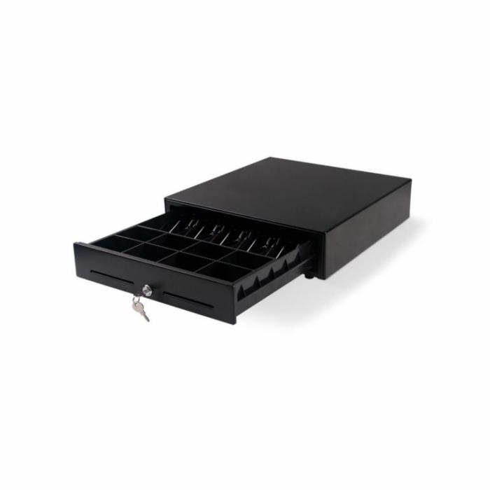 Cash Drawer 5B/8C RJ1 Custom America 20x20x6 Value Blk Cash Drawer 5B/8C RJ12, 1 años de garantía - 971GF010000022