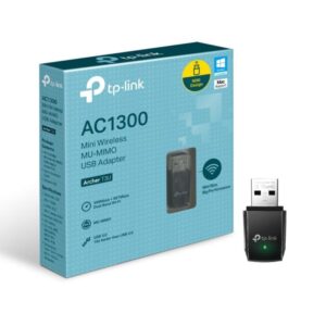 TP-LINK ARCHER T3U AC1300 ADAPTADOR USB INALAMBRICO DOBLE BANDA USB 3.0 MU MIMO