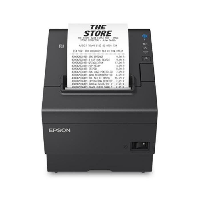 Impresora Epson OmniLink TM-T88VII - Impresora de recibos - línea térmica - USB, LAN - Rollo (7,95 cm) - 180 ppp - Color Negro - C31CJ57052
