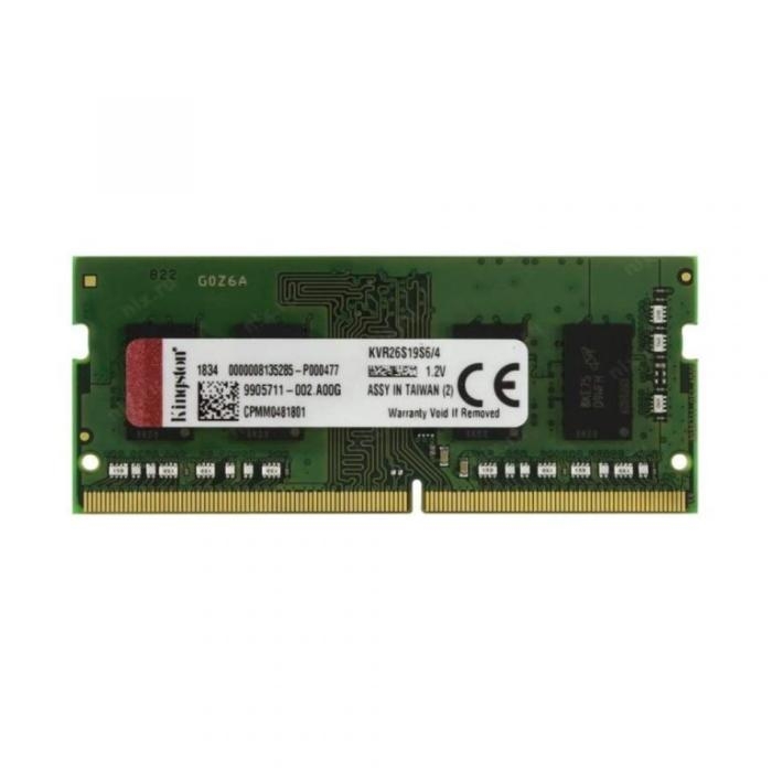 Memoria RAM Kingston KVR 4GB 2666 MHz / PC4-21300 - KVR26N19S6/4