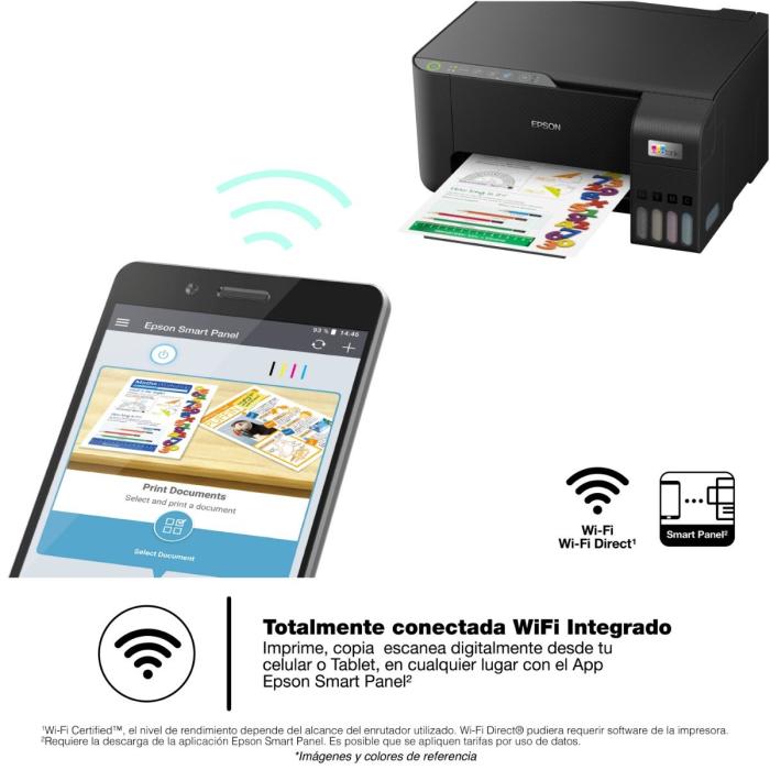 Impresora multifuncional Epson L3250 Wi-Fi / USB 2.0 - 1 año de Garantia -  C11CJ67301