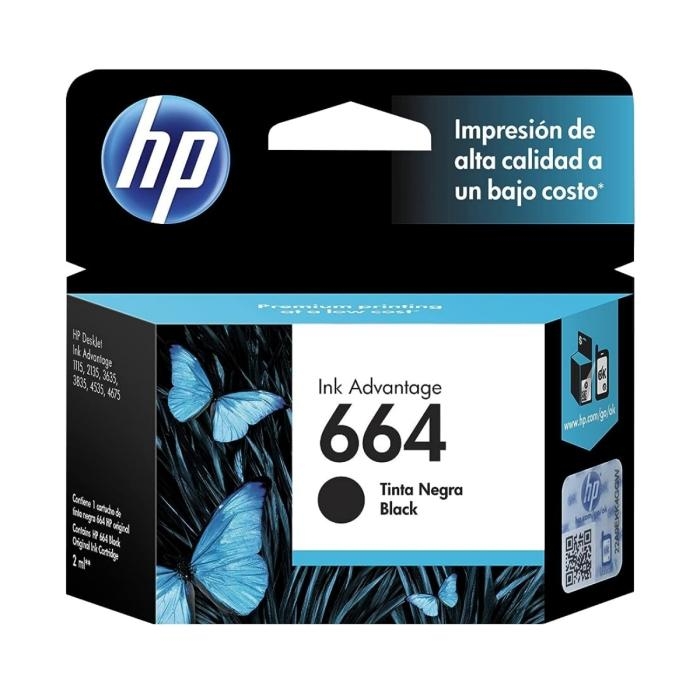 Cartucho HP Ink cartridge - Black 664 - F6V29AL
