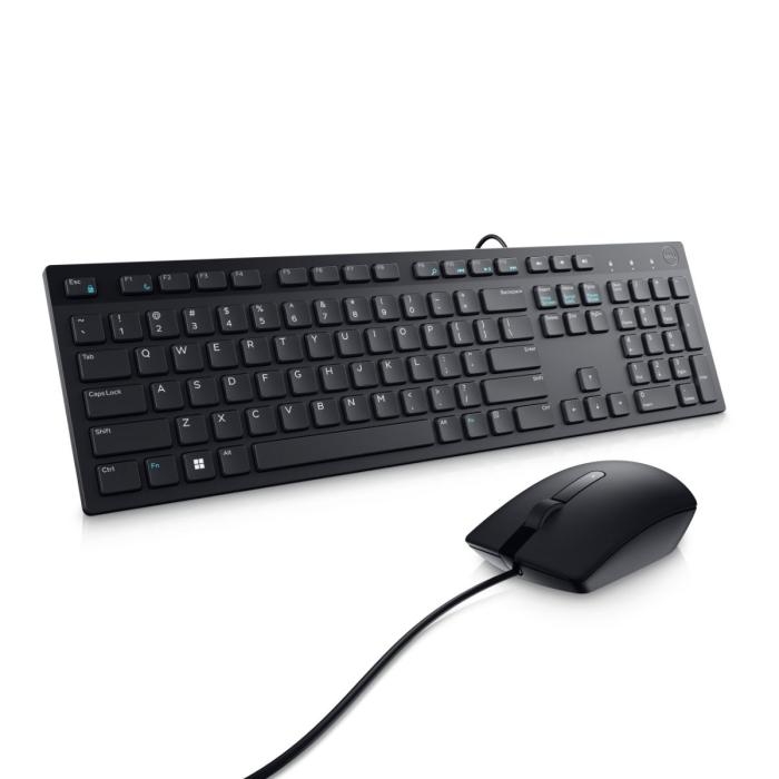 Combo de Teclado y Mouse Alámbrico USB Dell KM300C-LTN, Negro, Español, 1 año de garantía - KM300C-LTN