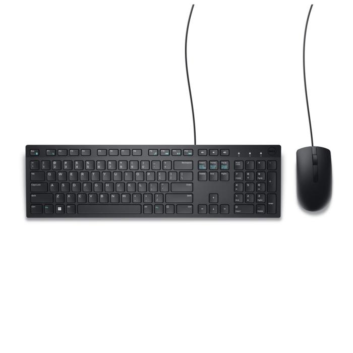 Combo de Teclado y Mouse Alámbrico USB Dell KM300C-LTN, Negro, Español, 1 año de garantía - KM300C-LTN