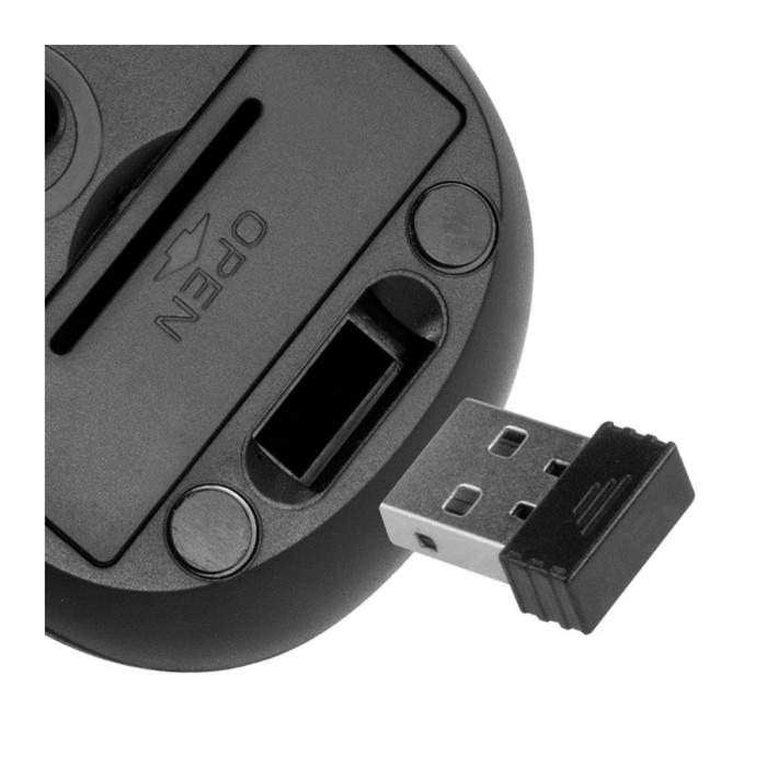 Mouse inalámbrico Klip Xtreme Klever KMW-340 - KMW-340BK
