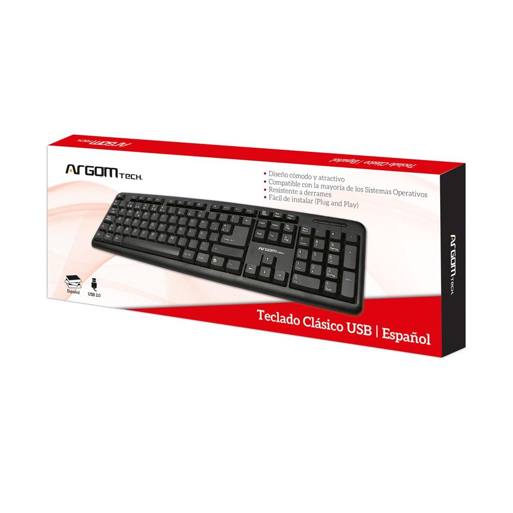 Teclado USB Argom, Spanish - ARG-KB-7414