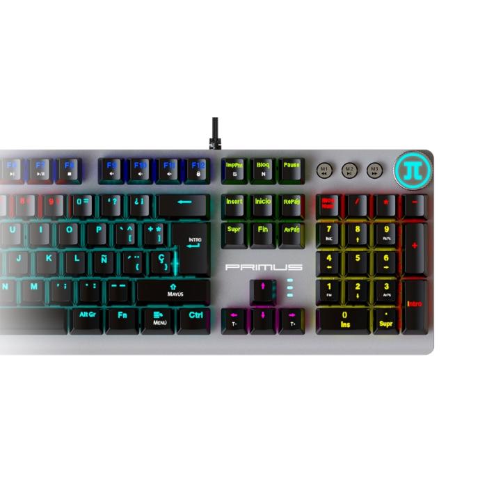 Teclado Mecanico Spanish BALLISTA91T, Primus, USB - PKS-093S