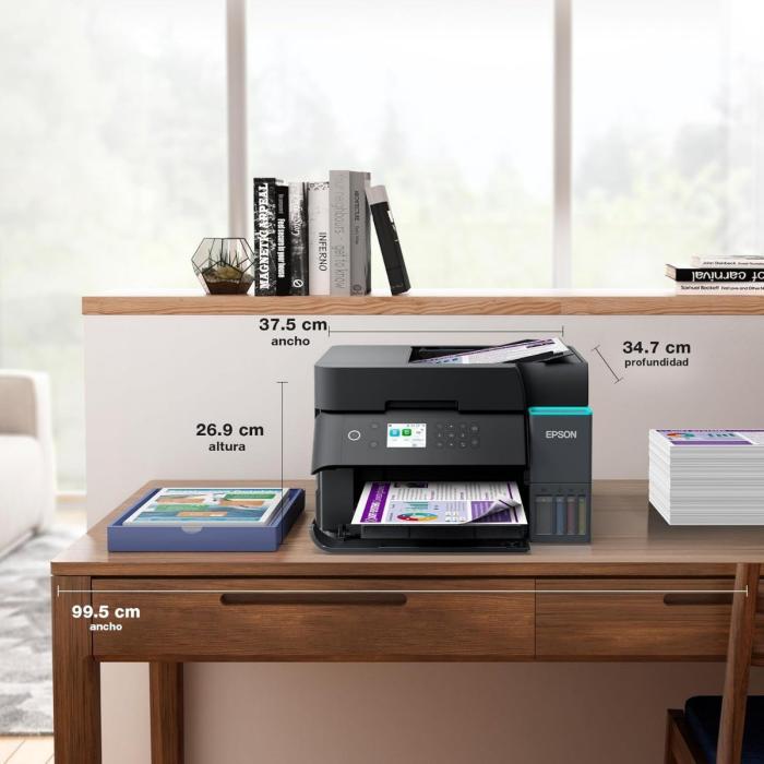 Impresora multifuncional Epson L6370 Wi-Fi / USB 2.0 / Ethernet - 1 año de Garantia - C11CL43301