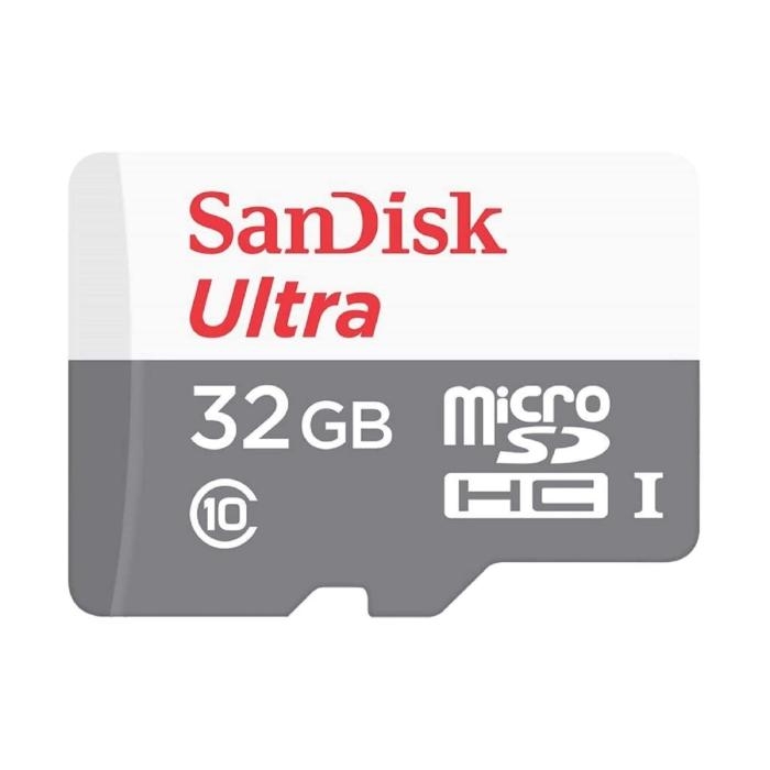 Micro SD Secure Digital SDHC Sandisk Ultra 32Gb Clase 10 Con Adaptador SD 100Mb/S-SDSQUNR032GGN3MA