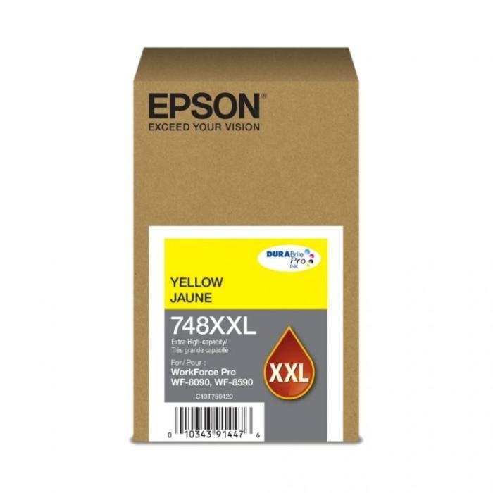 Cartucho de tinta Epson 748XXL - XL - amarillo original - T748XXL420-AL