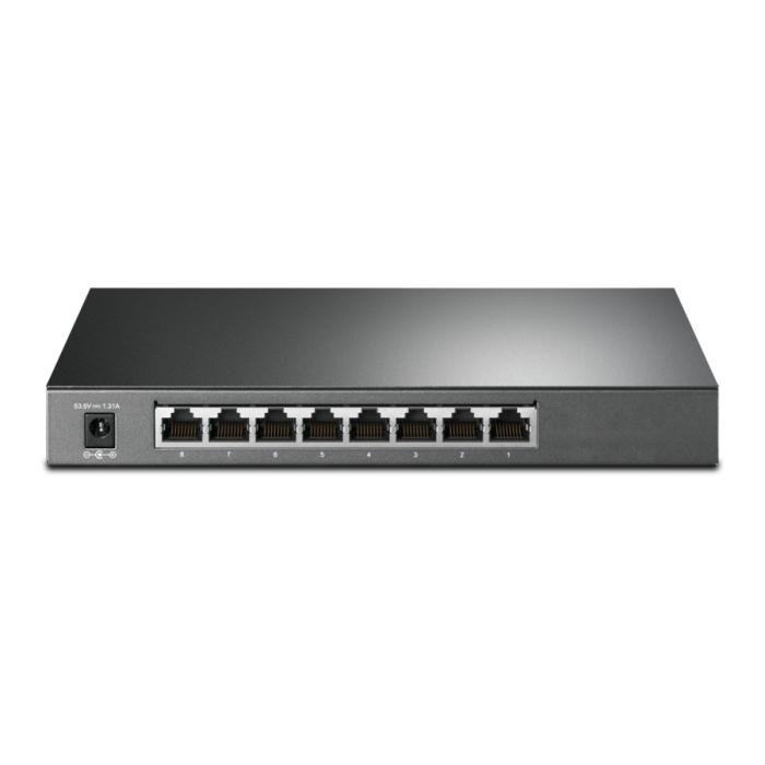 TP-LINK Switch JetStream 8-Port Gigabit Smart Switc - 4 x 10/100/1000 + 4 x 10/100/1000 (PoE+) - PoE+ (62 W) - TL-SG2008P