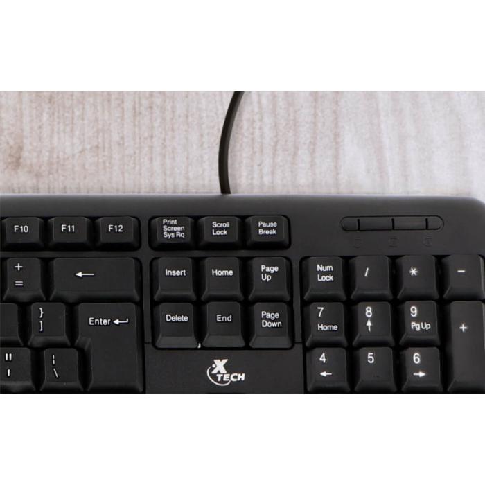 Teclado USB Xtech, Spanish - XTK-092S