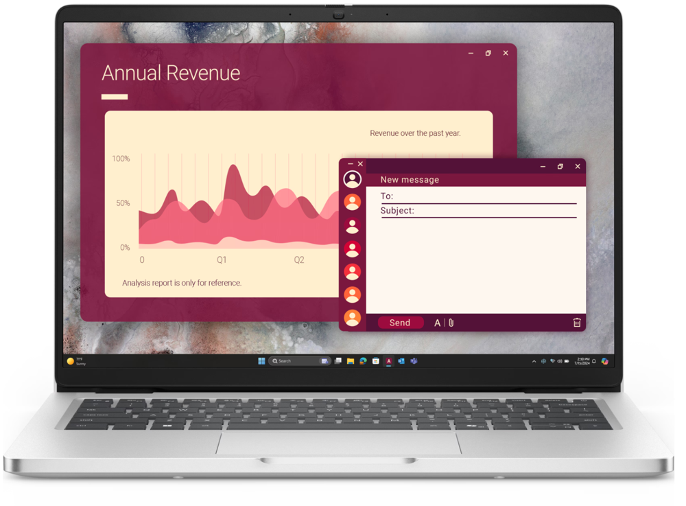 Portátil Dell Pro Silver, intel Ultra 7-255U, 32GB RAM DDR5, 1TB SSD M.2, Pantalla de 14", Windows 11 Profesional OEM y 3 años de garantía - PC14250_U7ARL321TBWS
