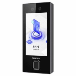 Terminal Facial Min Moe,Tarjetas MIFARE, 3000 Rostros, 3000 Huellas, Pantalla 4.5", Exterior IP65, PoE, WiFi, 1 año de garantía - DS-K1T344MBFWX-E1