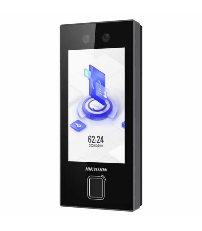 Terminal Facial Min Moe,Tarjetas MIFARE, 3000 Rostros, 3000 Huellas, Pantalla 4.5", Exterior IP65, PoE, WiFi, 1 año de garantía - DS-K1T344MBFWX-E1