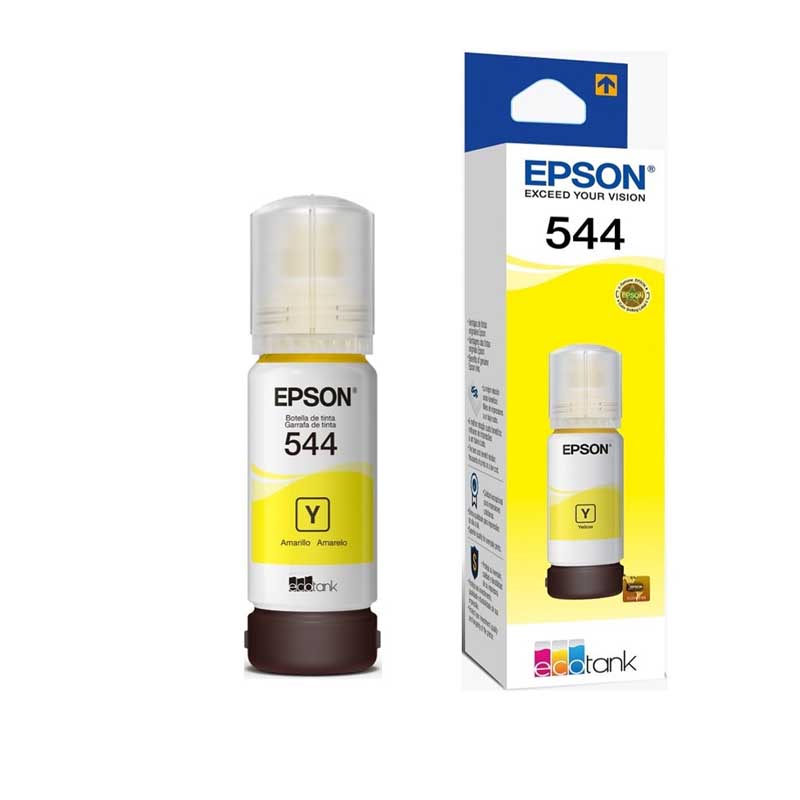 Tinta EPSON T-544-420-AL YELLOW INK BOTTLE L1110 L3110 L3150 L5190 - T544420-AL