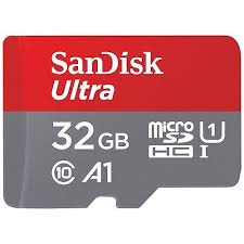 SanDisk 32GB Ultra microSDHC UHS-I Memory Card with Adapter - 120MB/s, C10, U1, Full HD, A1, Micro SD Card-SDSQUA4032GGN6MA