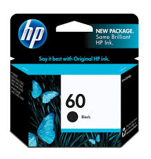 Cartucho de Tinta HP 60 Negra Original - CC640WL