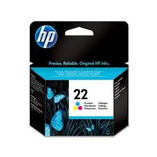 Cartucho de Tinta HP 22 Tricolor Original - C9352AL
