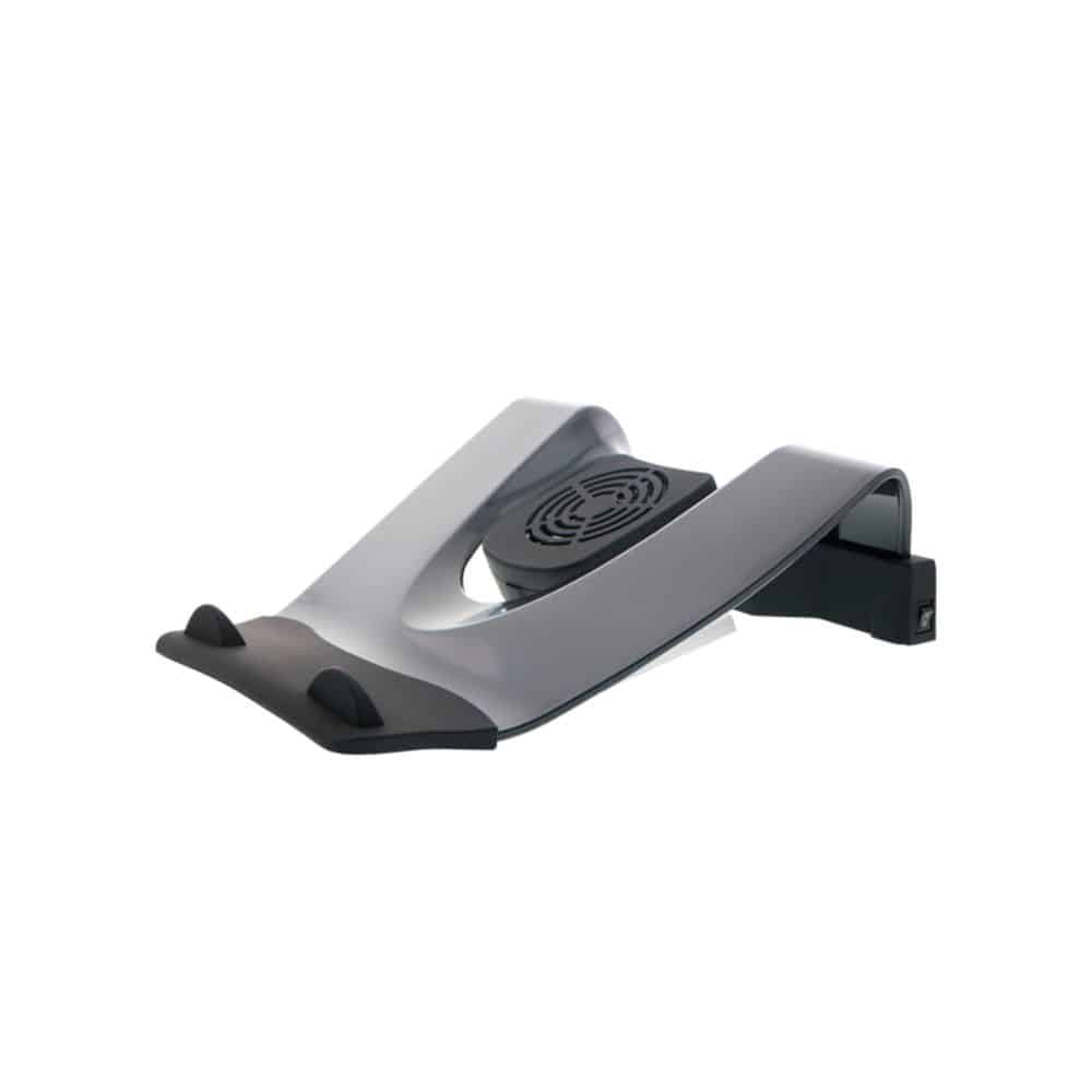 Soporte para ordenador portátil - con concentrador USB de 4 puertos, ventilador de refrigeración, Klip Xtreme - KNS-110B