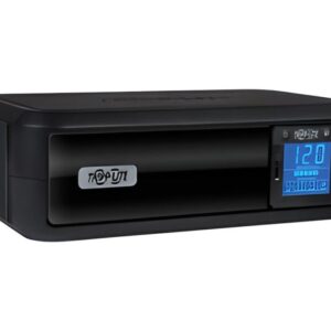 Eaton Tripp Lite Series UPS Smart 1000VA 500W Back Up Tower LCD AVR 120V USB Coax RJ45 - UPS - CA 120 V - 500 vatios - 1000 VA - conectores de salida: 8 - negro