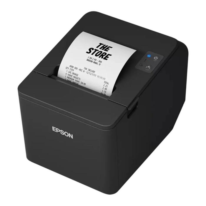 Epson - Receipt printer - Monochrome - Direct thermal - TM-T20IV-SP-022 USB+ETH+SRL AC