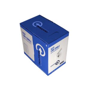 Cable UTP categoría 6 para interior 305 mts., 4 pares 23 AWG CCA, chaqueta PVC color gris, marca Nextlink - GCE-004