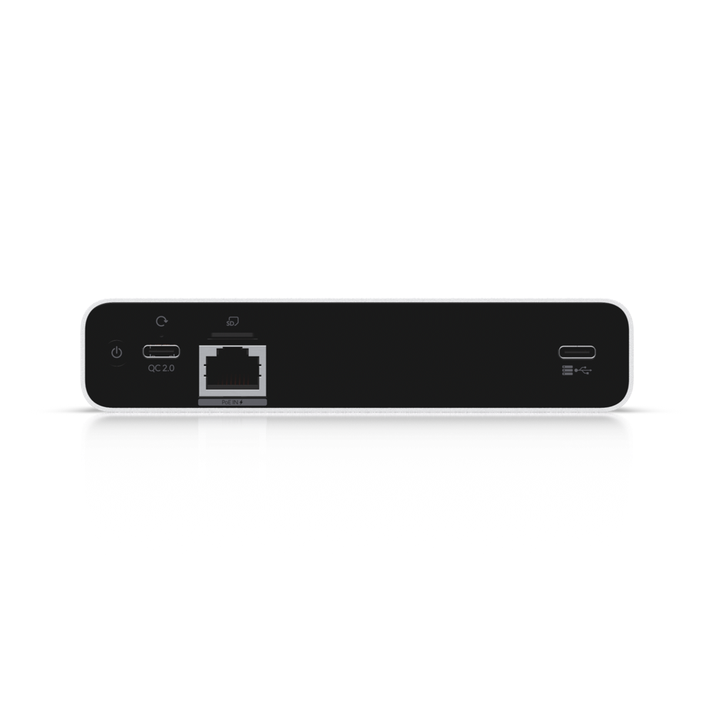 Ubiquiti Cloud Key SSD Minio servidor Unifi Controller - Material de la carcasa: Aluminio anodizado Hardware – Procesador: Chip basado en Arm® Cortex-A53® de ocho núcleos - Interfaz de gestión: Ethernet Bluetooth Interfaz de red (1) puerto GbE RJ45 – Memoria: 32GB eMMC 3 GB RAM - Capacidad de SSD: SSD SATA de 2,5" y 1 TB (actualizable por el usuario*) *CloudKey+ solo admite unidades que pueden funcionar con alimentación de 5 V. Las unidades que requieren alimentación adicional no son compatibles