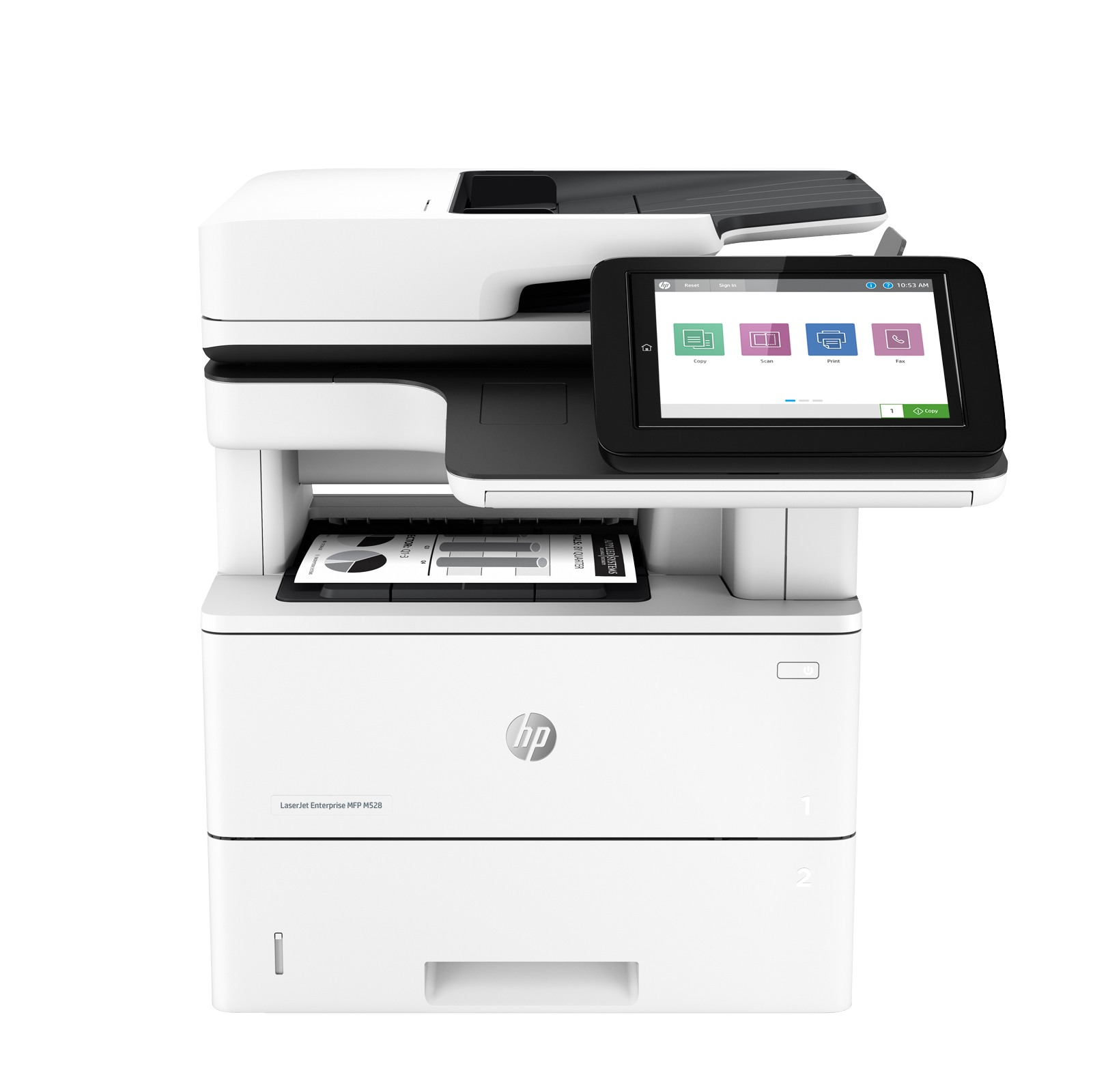 HP LASERJET ENTERPRISE MFP M528DN P/C/S/F 45PPM 1.25GB 110V EN SP