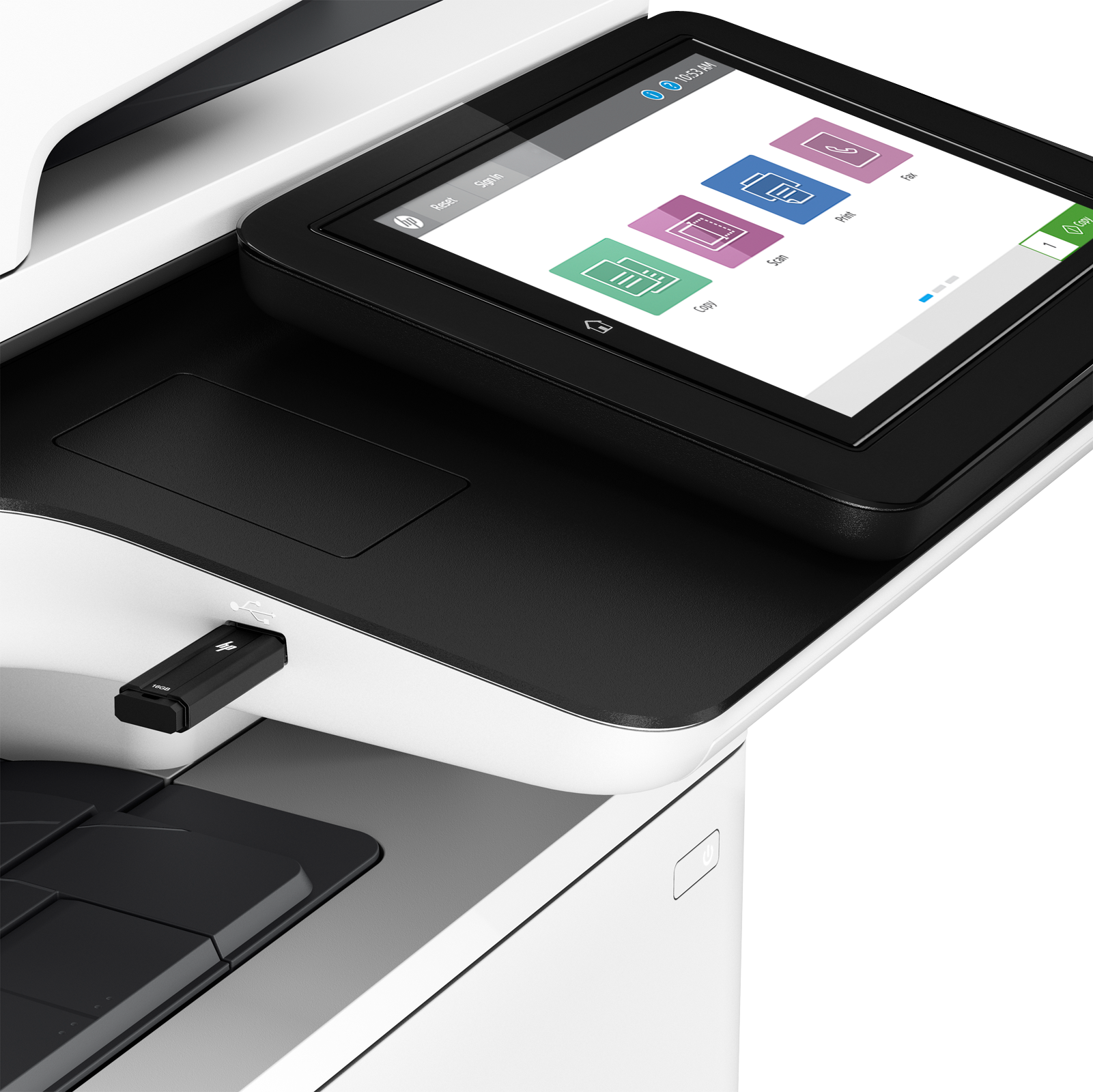 HP LASERJET ENTERPRISE MFP M528DN P/C/S/F 45PPM 1.25GB 110V EN SP