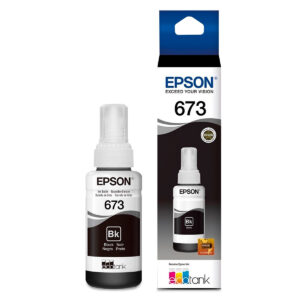 Epson T673 - Negro - original - recarga de tinta - para Epson L1800, L800, L805, L810, L850; EcoTank L1800