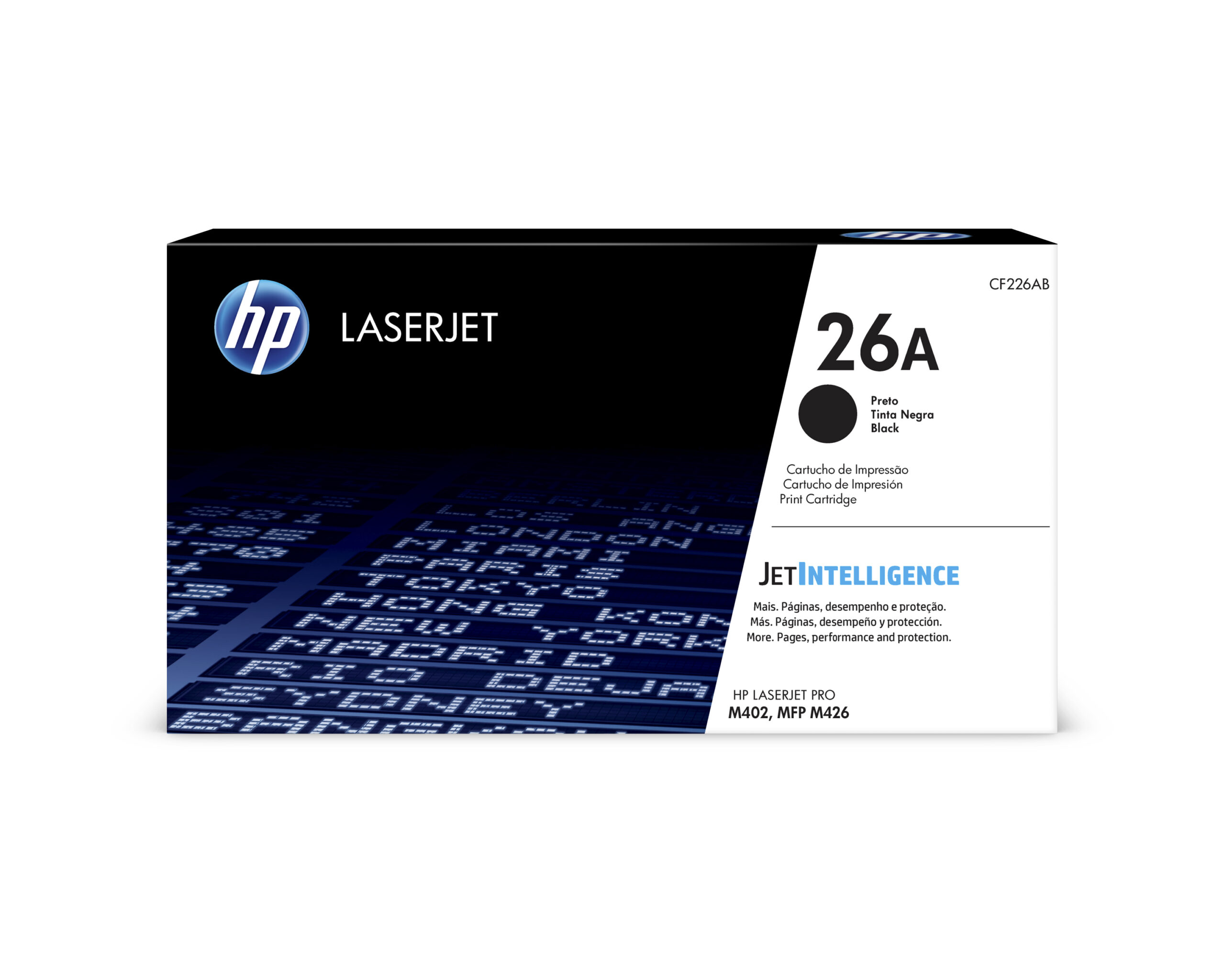 HP 26A - Negro - original - LaserJet - cartucho de tóner (CF226A) - para LaserJet Pro M402, MFP M426