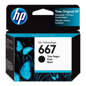 HP - 667 - Ink cartridge - Black - 3YM79AL