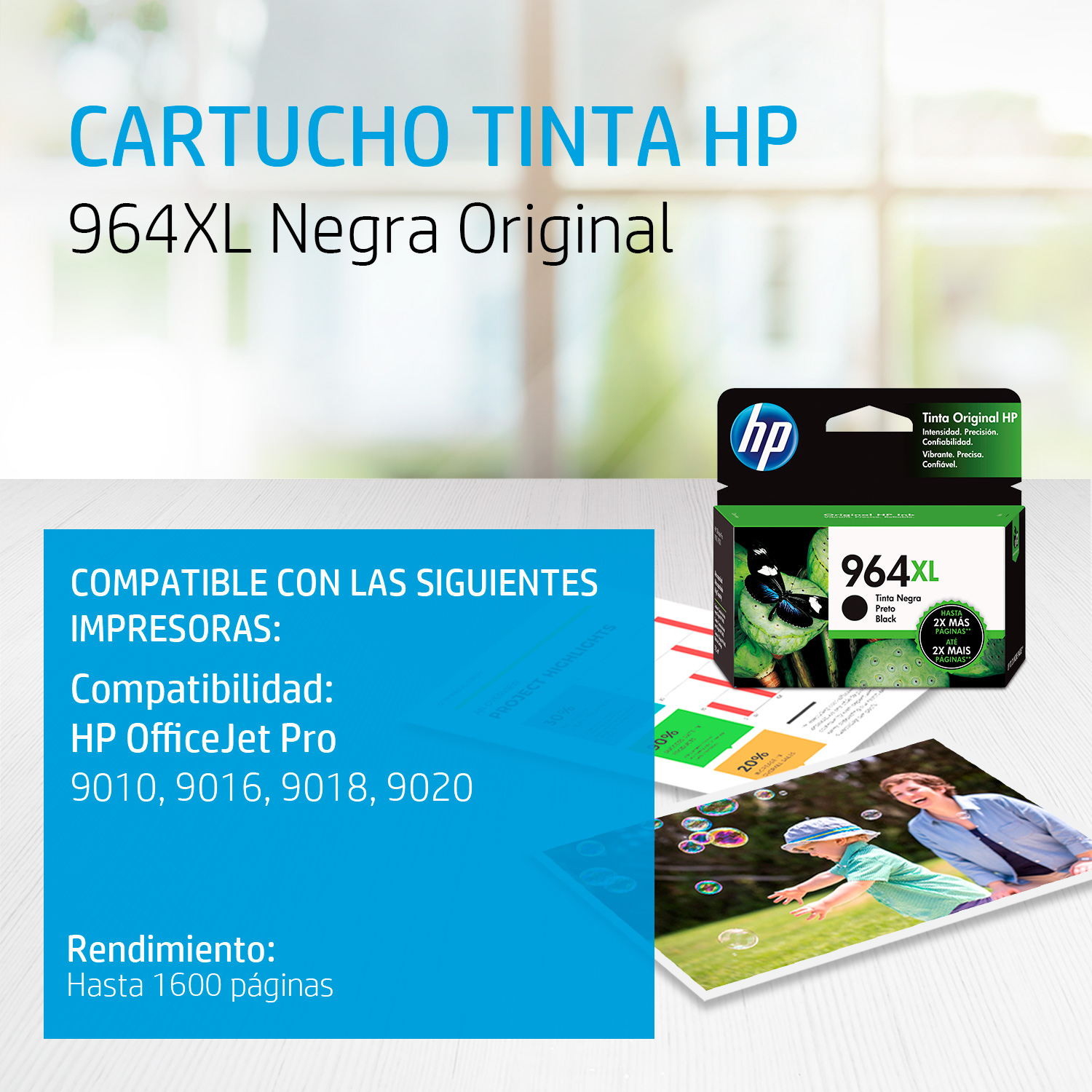 HP - 964XL - Ink cartridge - Black