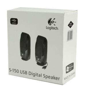 Logitech S150 - Altavoces - para PC - USB - 1.2 vatios (Total) - negro