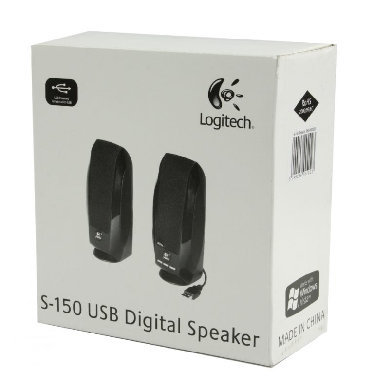 Logitech S150 - Altavoces - para PC - USB - 1.2 vatios (Total) - negro