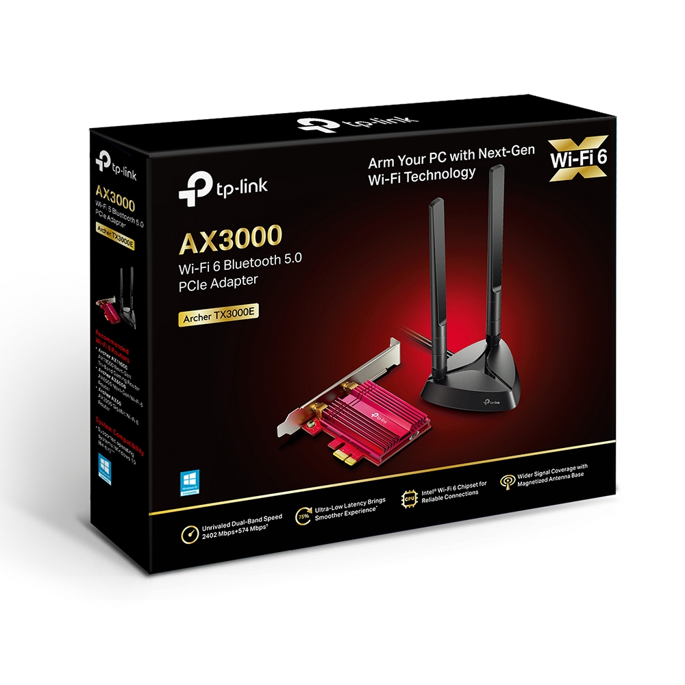 TP-LINK WIFI 6 BT PCI-E ADAPTER AX3000