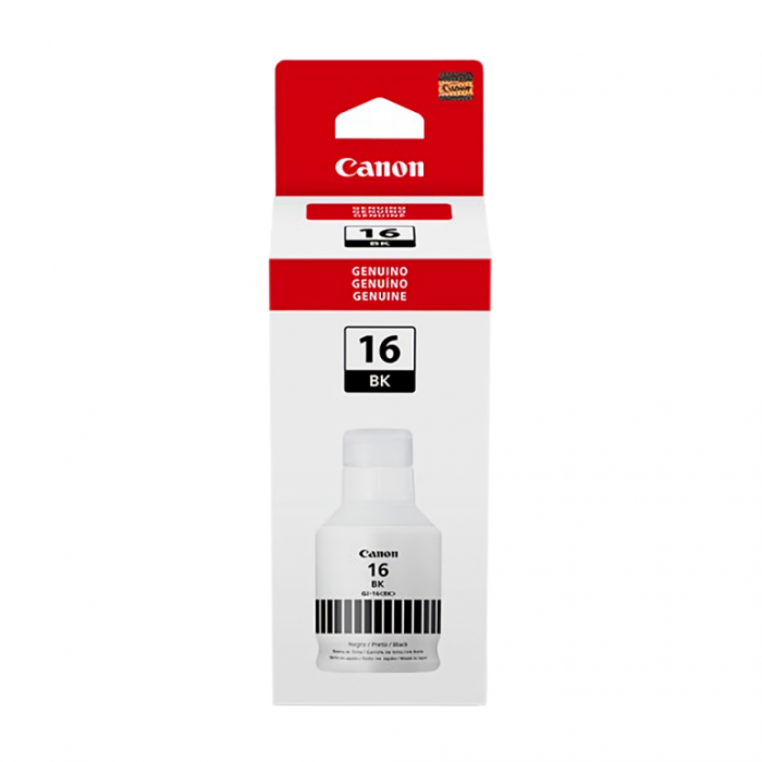 Canon GI 16 BK - 167 ml - negro - original - recarga de tinta - para MAXIFY GX6010, GX7010